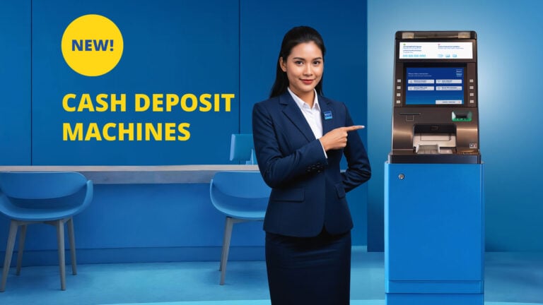 Fast, safe, easy – introducing our new Cash Deposit Machines!