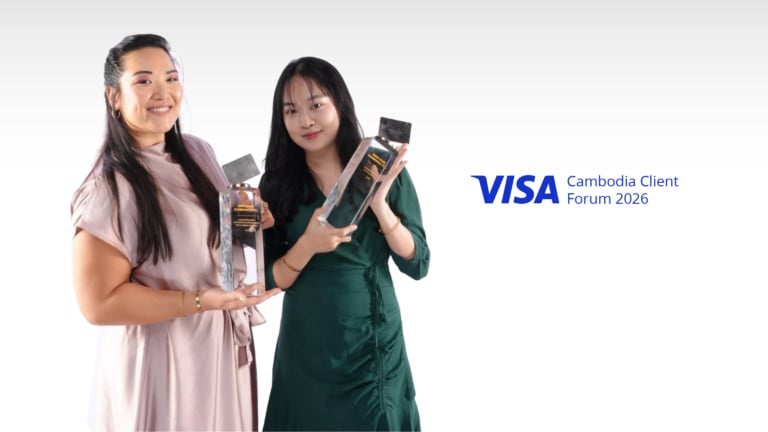 BRED Bank Cambodia wins two VISA Awards at VISA Cambodia Client Forum 2026 